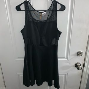 Black Dress Flowy Dress